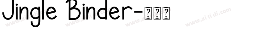 Jingle Binder字体转换